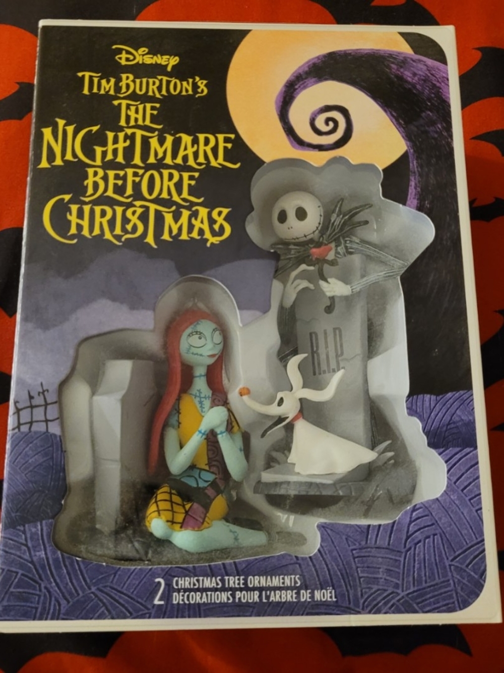 Hallmark The Nightmare Before Christmas 2 Piece Ornament Set